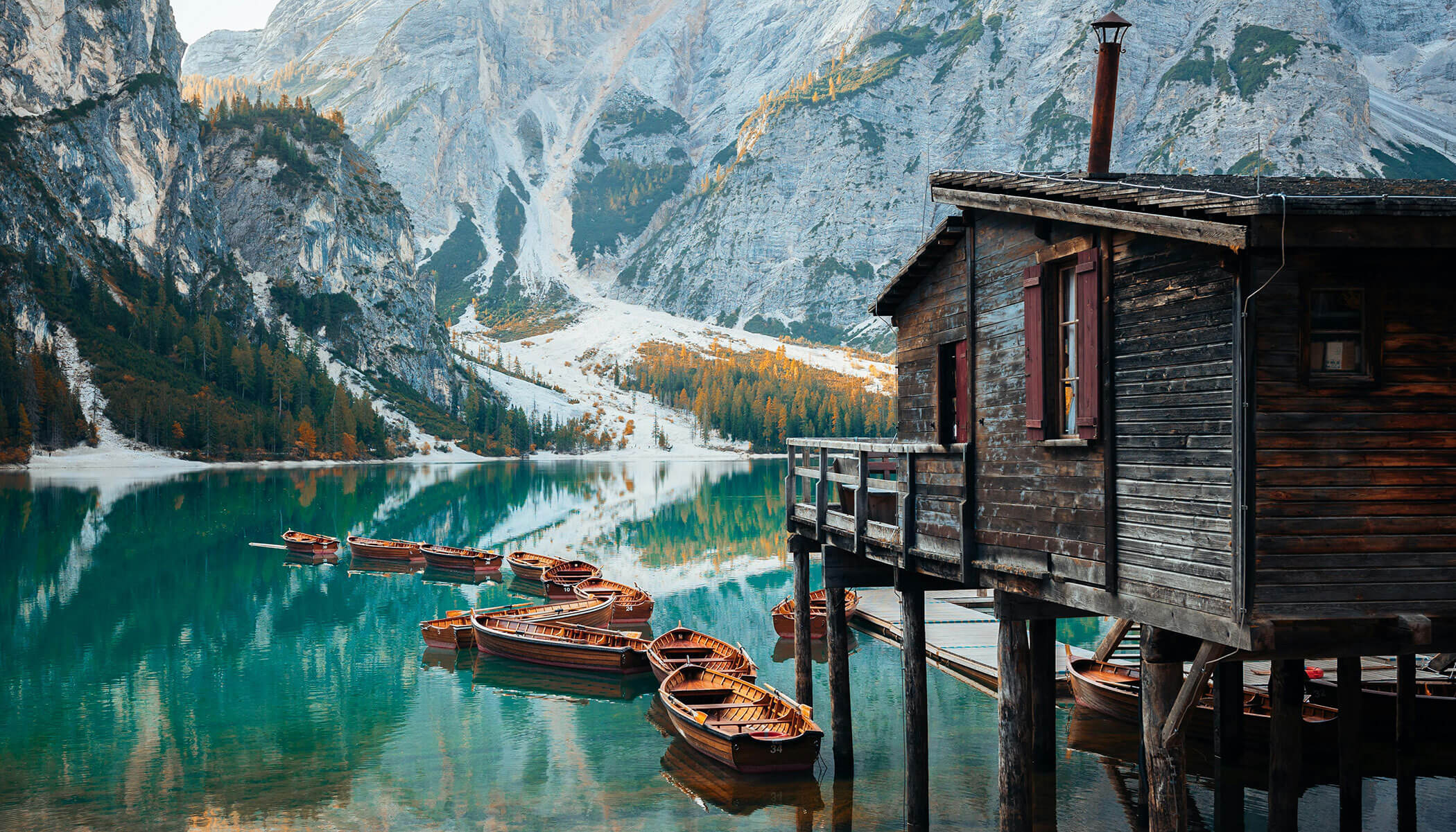 Il Lago di Braies in autunno
